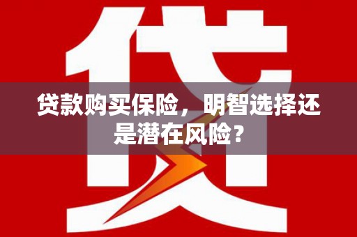 康马贷款购买保险，明智选择还是潜在风险？