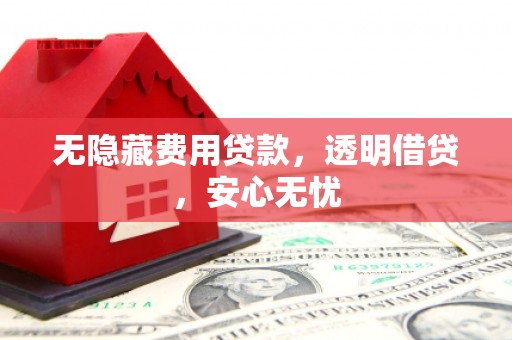 康马无隐藏费用贷款，透明借贷，安心无忧