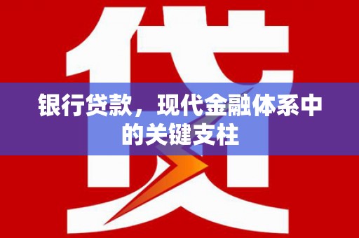 康马银行贷款，现代金融体系中的关键支柱