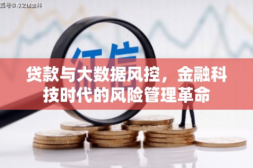 康马贷款与大数据风控，金融科技时代的风险管理革命