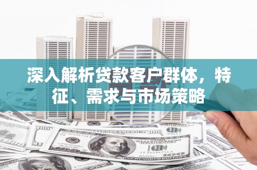康马深入解析贷款客户群体，特征、需求与市场策略