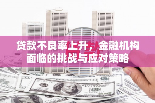 康马贷款不良率上升，金融机构面临的挑战与应对策略