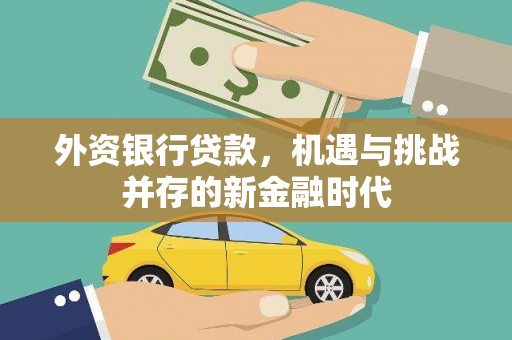 康马外资银行贷款，机遇与挑战并存的新金融时代