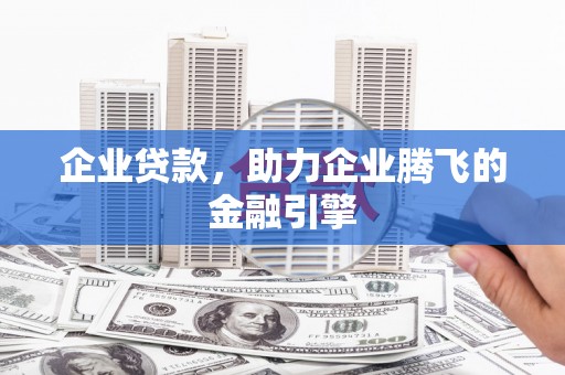 康马企业贷款，助力企业腾飞的金融引擎