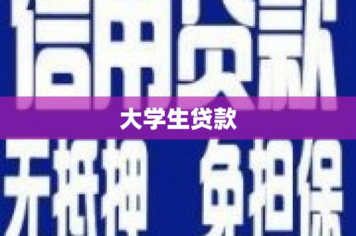 康马大学生贷款