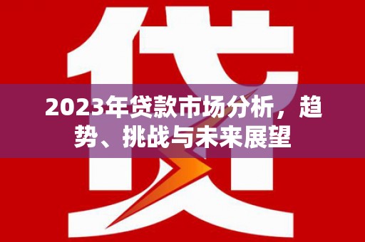 康马2023年贷款市场分析，趋势、挑战与未来展望