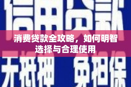 康马消费贷款全攻略，如何明智选择与合理使用