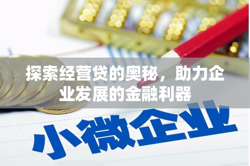 康马探索经营贷的奥秘，助力企业发展的金融利器