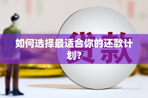康马如何选择最适合你的还款计划？