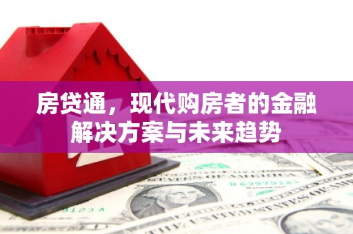 康马房贷通，现代购房者的金融解决方案与未来趋势