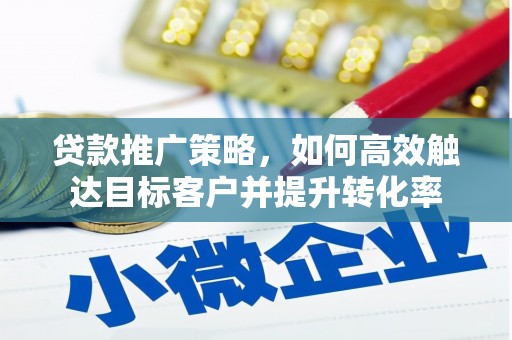 康马贷款推广策略，如何高效触达目标客户并提升转化率