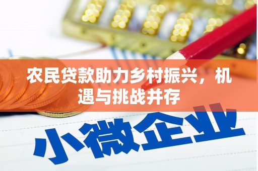 康马农民贷款助力乡村振兴，机遇与挑战并存