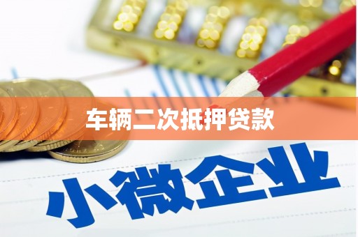 康马车辆二次抵押贷款