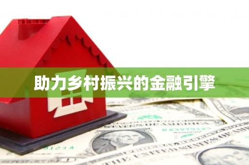 康马助力乡村振兴的金融引擎