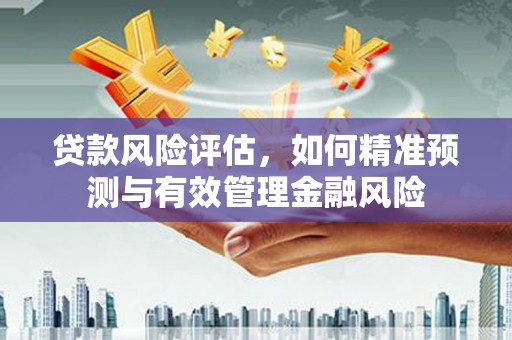 康马贷款风险评估，如何精准预测与有效管理金融风险