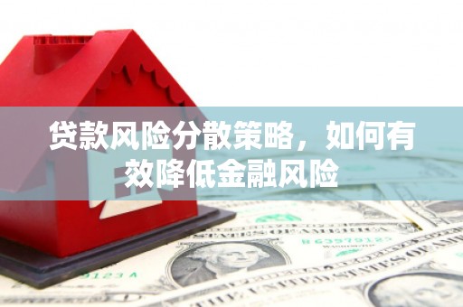 康马贷款风险分散策略，如何有效降低金融风险