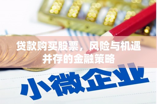 康马贷款购买股票，风险与机遇并存的金融策略
