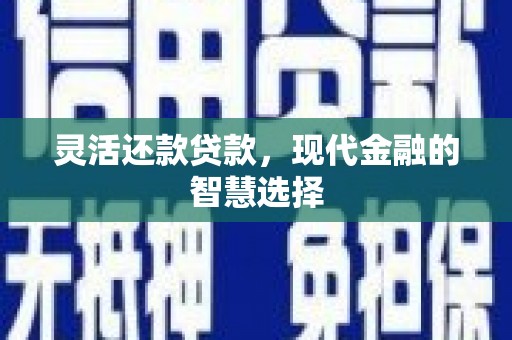 康马灵活还款贷款，现代金融的智慧选择