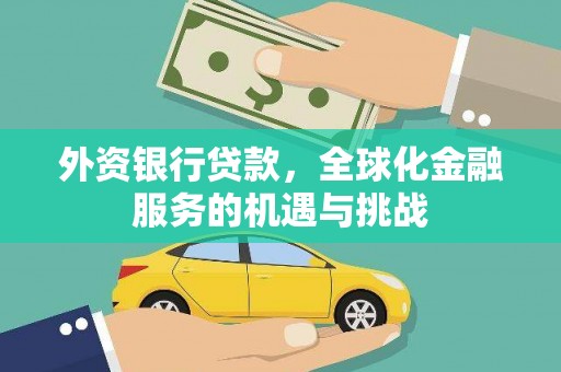 康马外资银行贷款，全球化金融服务的机遇与挑战