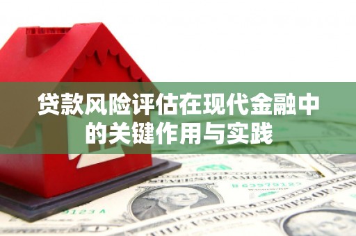 康马贷款风险评估在现代金融中的关键作用与实践