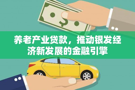 康马养老产业贷款，推动银发经济新发展的金融引擎