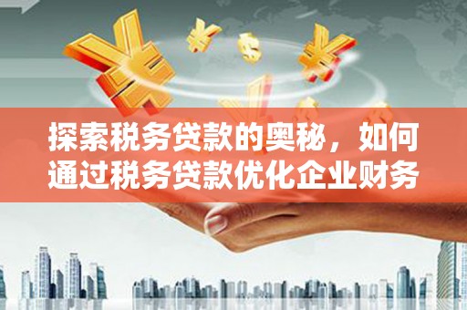 康马探索税务贷款的奥秘，如何通过税务贷款优化企业财务