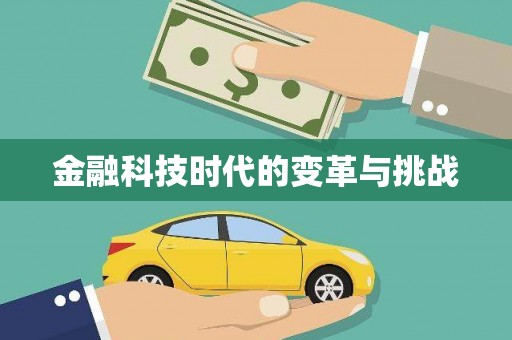 康马金融科技时代的变革与挑战