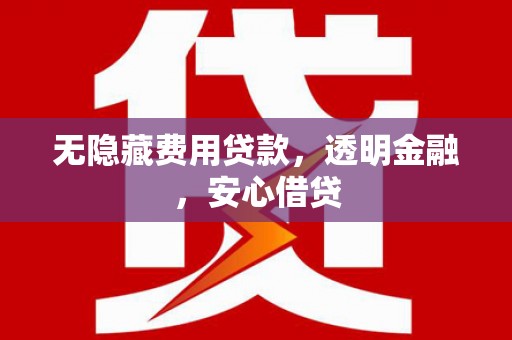 康马无隐藏费用贷款，透明金融，安心借贷