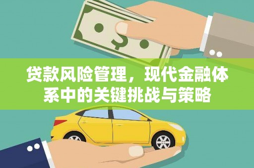 康马贷款风险管理，现代金融体系中的关键挑战与策略