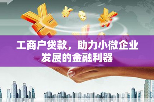 康马工商户贷款，助力小微企业发展的金融利器