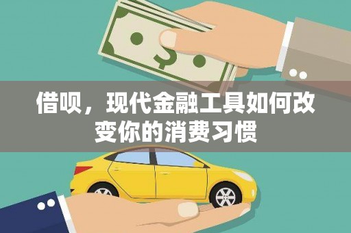康马借呗，现代金融工具如何改变你的消费习惯