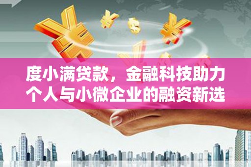 康马度小满贷款，金融科技助力个人与小微企业的融资新选择