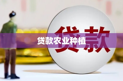康马贷款农业种植