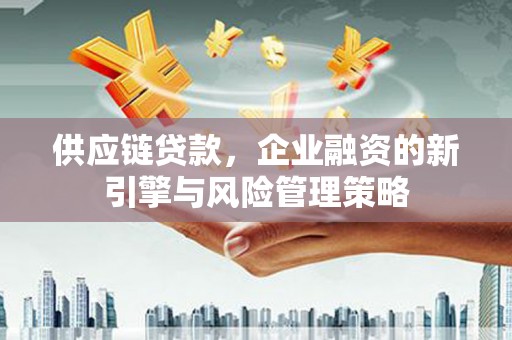 康马供应链贷款，企业融资的新引擎与风险管理策略
