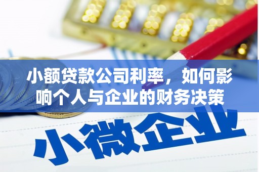 康马小额贷款公司利率，如何影响个人与企业的财务决策