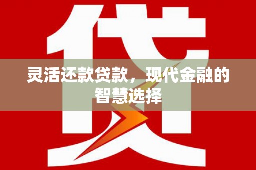 康马灵活还款贷款，现代金融的智慧选择