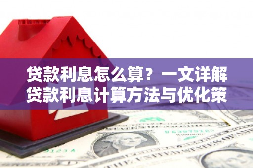 康马贷款利息怎么算？一文详解贷款利息计算方法与优化策略