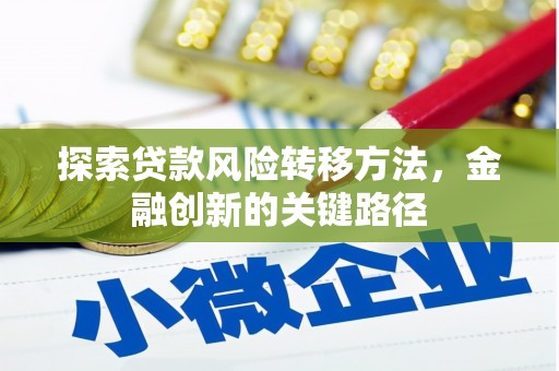 康马探索贷款风险转移方法，金融创新的关键路径