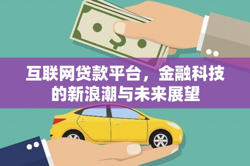 康马互联网贷款平台，金融科技的新浪潮与未来展望