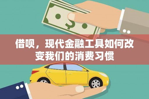 康马借呗，现代金融工具如何改变我们的消费习惯