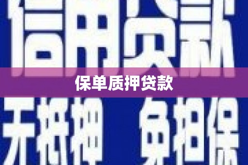 康马保单质押贷款