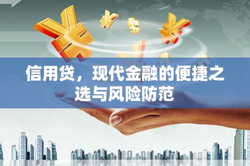 康马信用贷，现代金融的便捷之选与风险防范