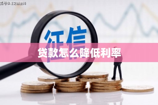 康马贷款怎么降低利率