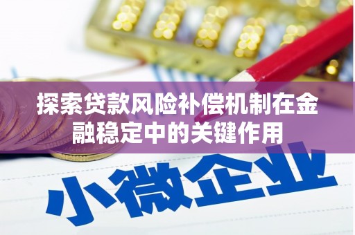 康马探索贷款风险补偿机制在金融稳定中的关键作用