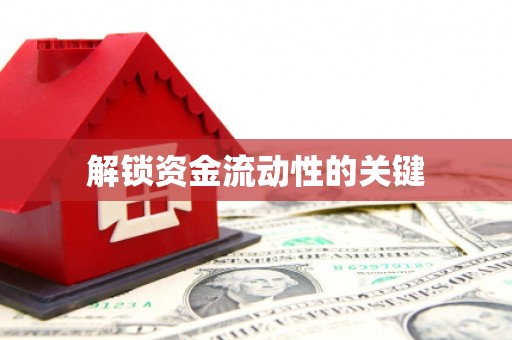 康马解锁资金流动性的关键