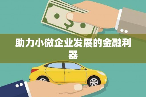 康马助力小微企业发展的金融利器