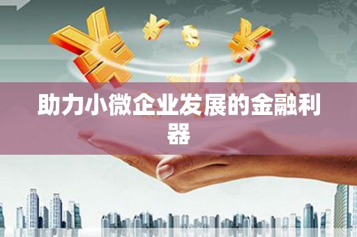 康马助力小微企业发展的金融利器