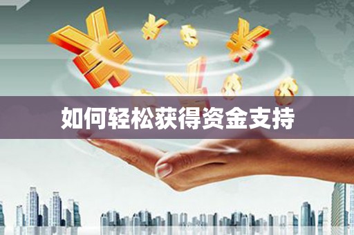 康马如何轻松获得资金支持