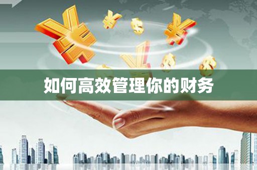 康马如何高效管理你的财务