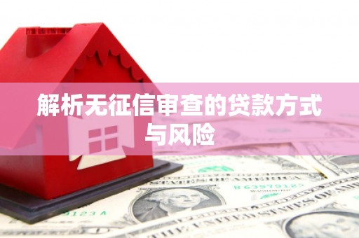 康马解析无征信审查的贷款方式与风险